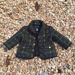 Ralph Lauren Plaid Barn Jacket 12M